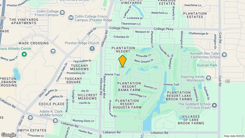 5605 Belle Chasse Ln Map and Location Details