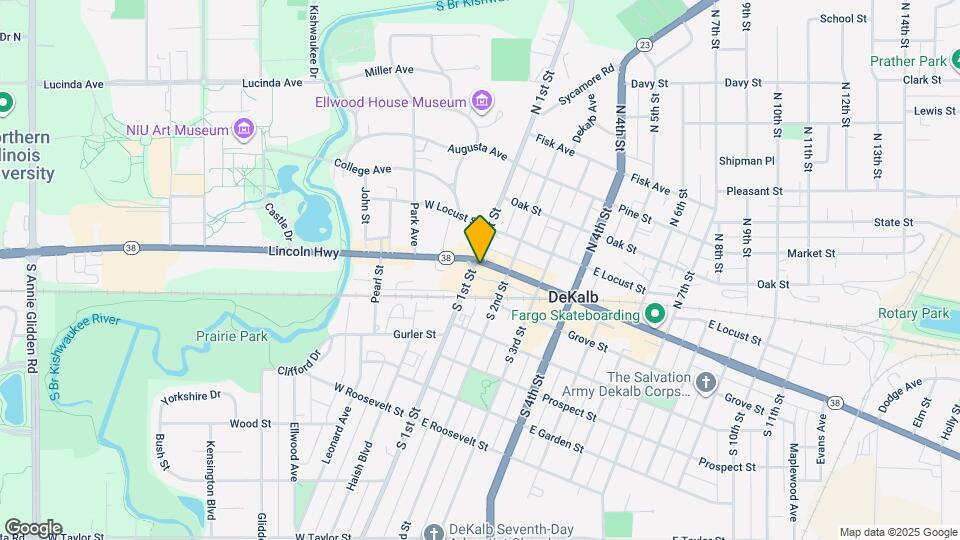 Cornerstone Dekalb Apartments Map and Location Details