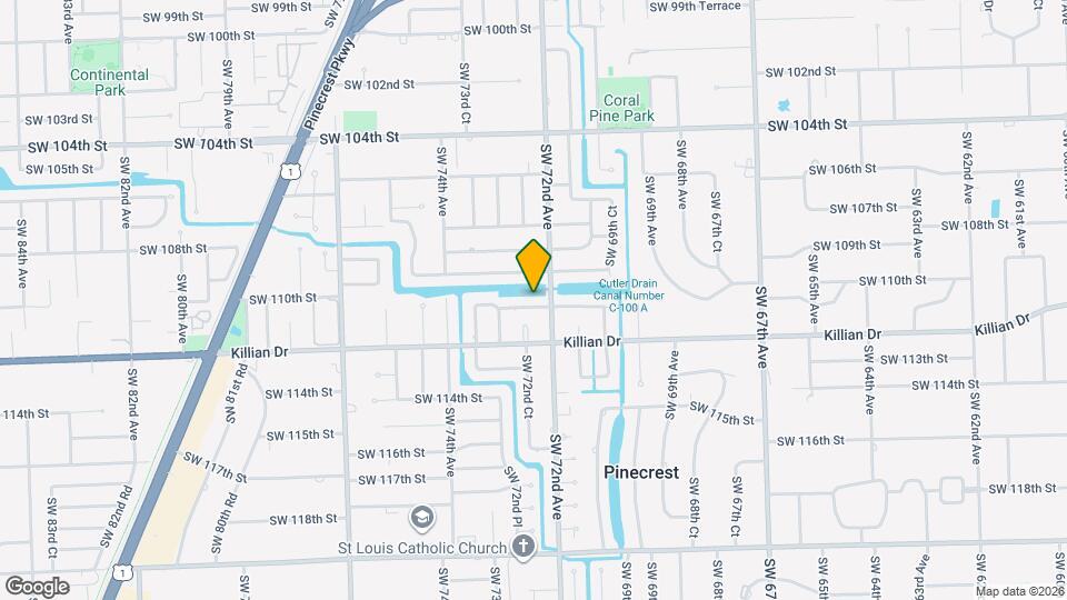 7221 SW 110th Ter Map and Location Details