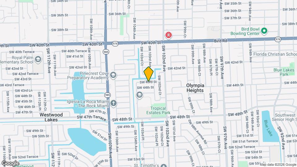 10310 SW 43rd St Map and Location Details