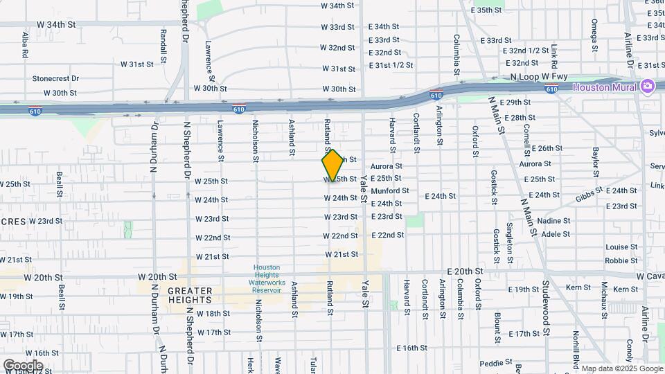 2410 Rutland St Map and Location Details