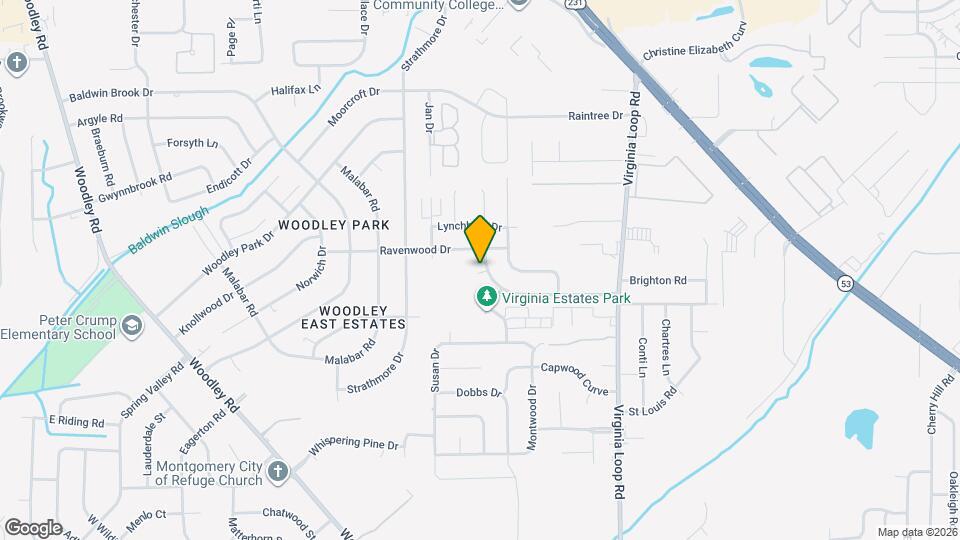 3012 Fredricksburg Dr Map and Location Details