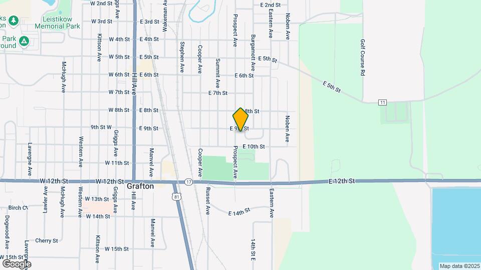 916 Prospect Ave Map and Location Details