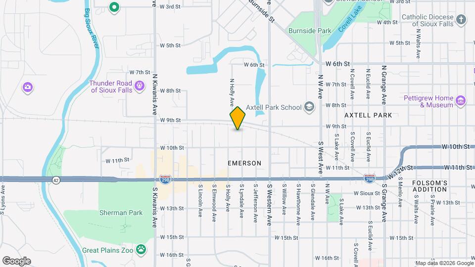 105 S Lyndale Ave Map and Location Details