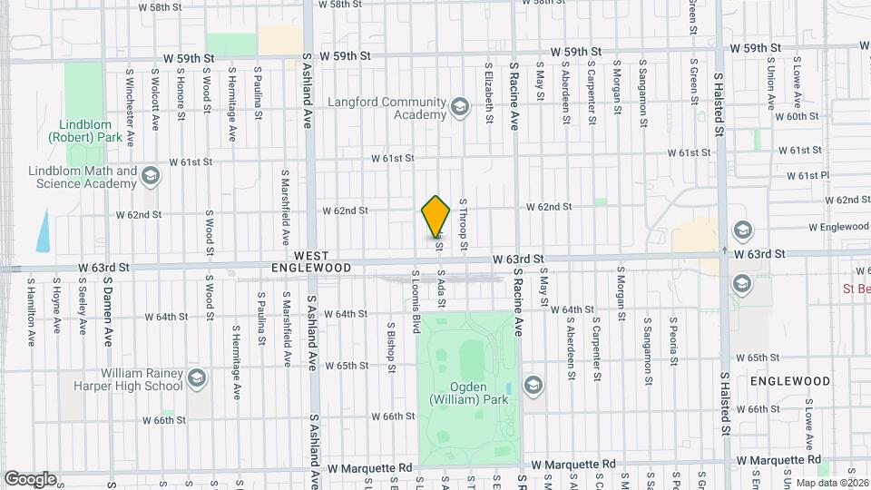 6234 S Ada St, Unit 6234 Ada Map and Location Details