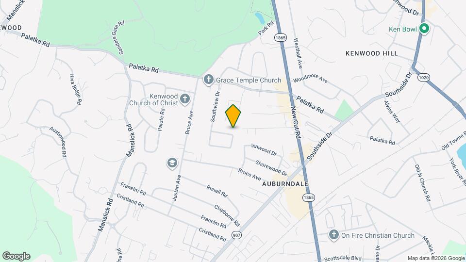 113 Southview Terrace Map and Location Details