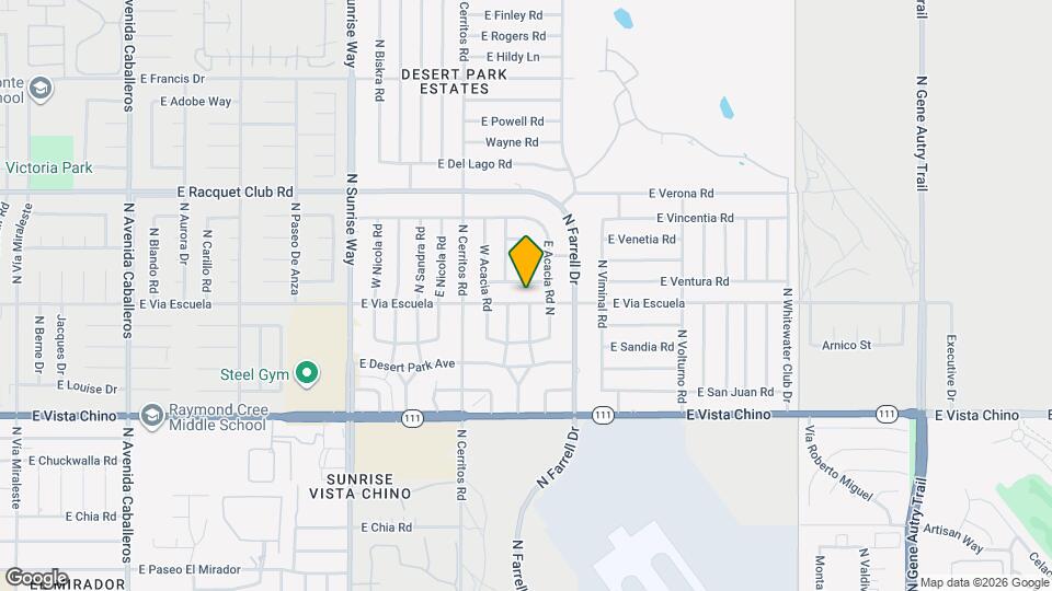 2350 E Via Escuela Map and Location Details