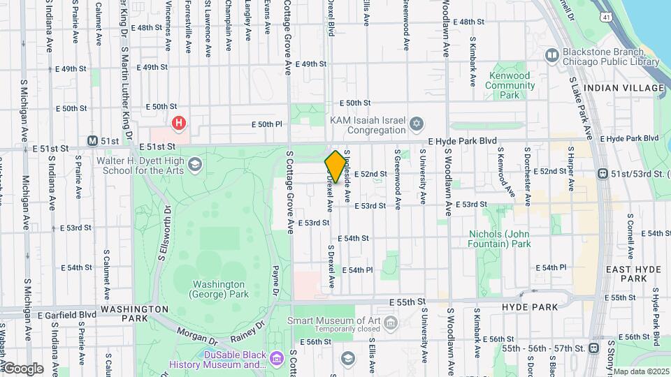 5219-5227 S Drexel Ave Mapa y Detalles de la Ubicación
