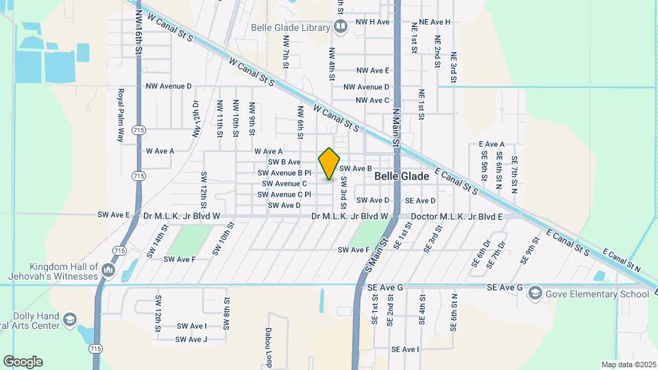 The Pahokee and Belle Glade Properties Map and Location Details