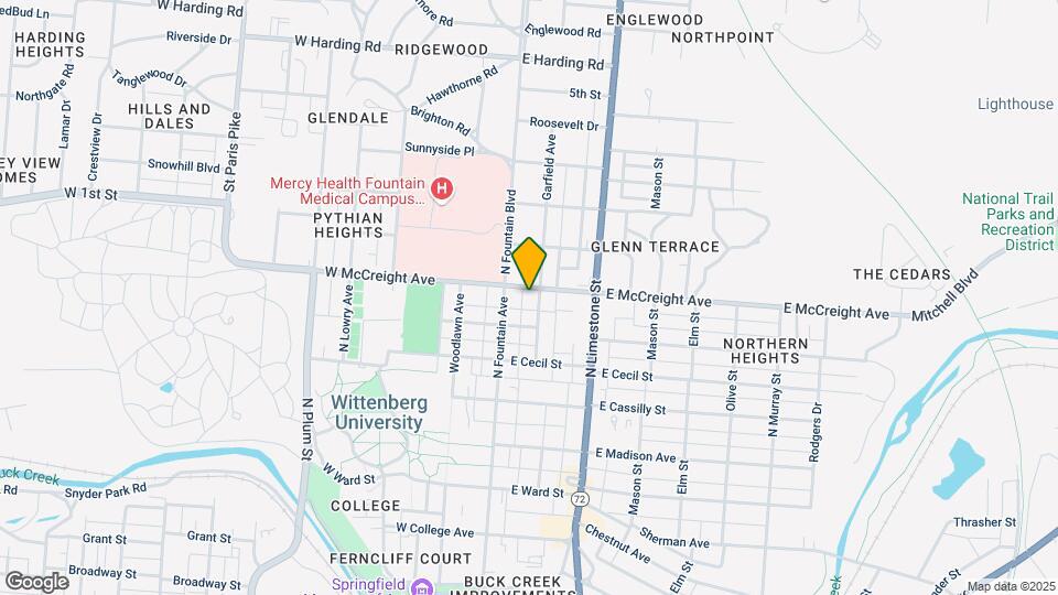 1127.5 Garfield Ave Map and Location Details