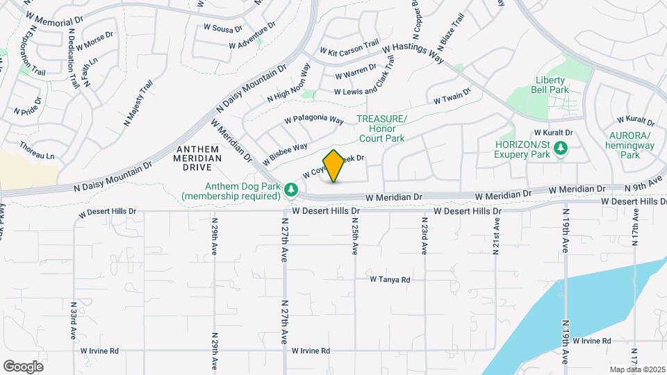 2541 W Shackleton Dr Map and Location Details