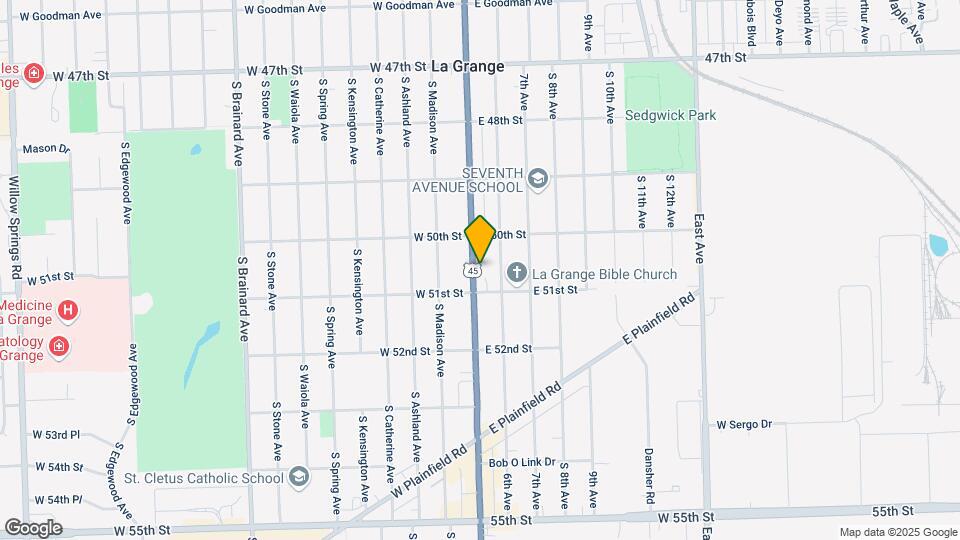 829 LaGrange Rd Map and Location Details