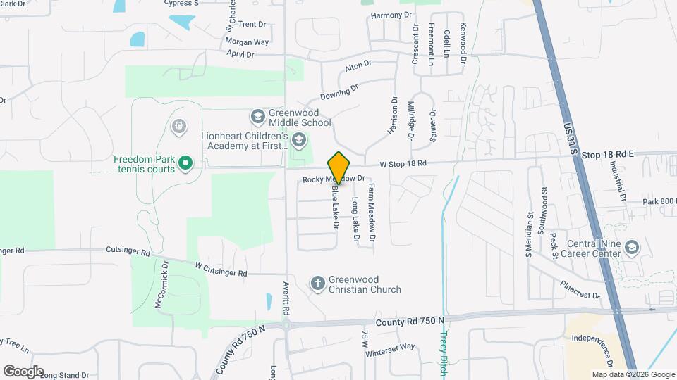 1673 Blue Lake Dr Map and Location Details