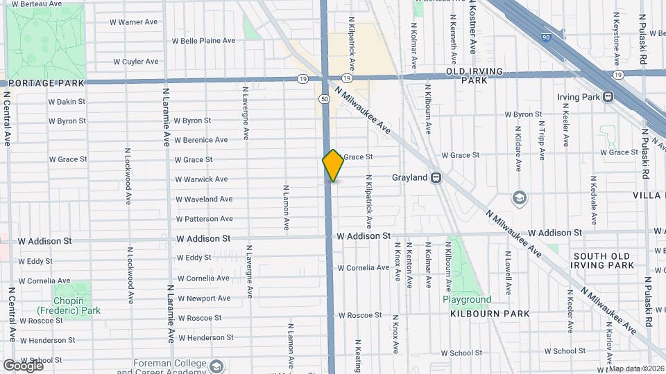 3713 N Cicero Ave Map and Location Details