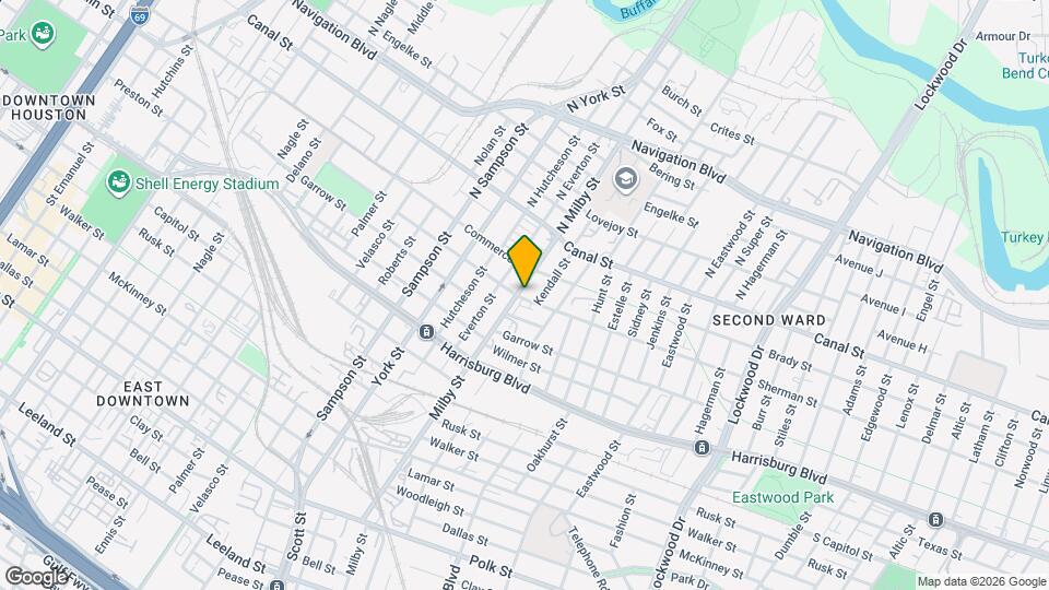 119 Milby St Mapa y Detalles de la Ubicación