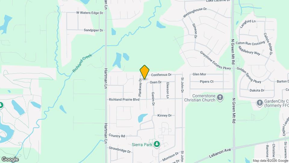 729 Oxen Dr Map and Location Details