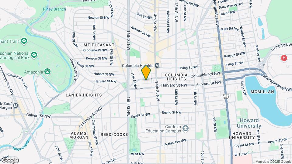 1440 Columbia Rd NW Map and Location Details