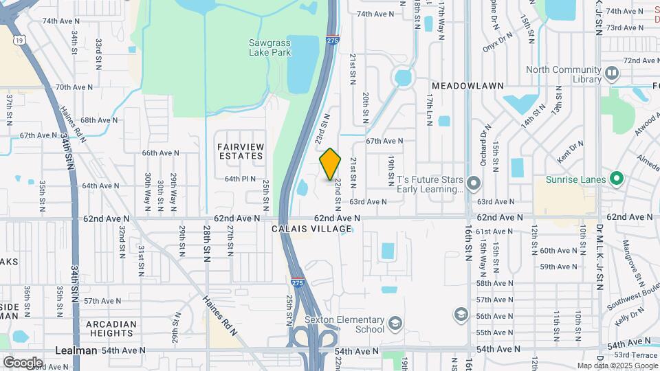 6301 23rd St N Map and Location Details