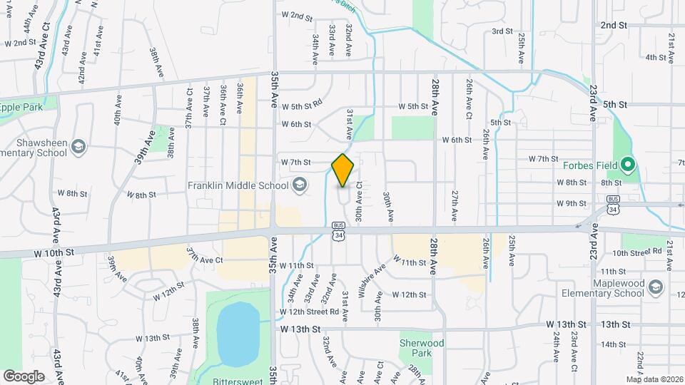 822 31st Ave Map and Location Details