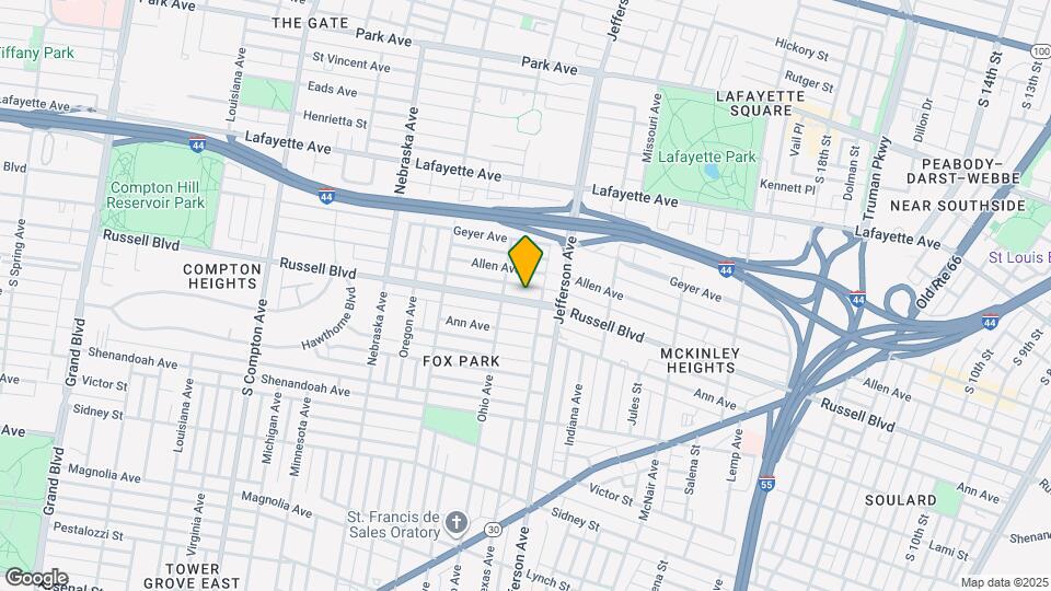 2633 Russell Blvd Map and Location Details