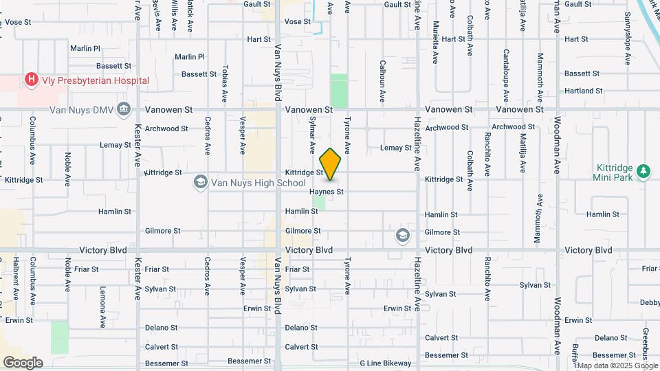 14333 Haynes St Mapa y Detalles de la Ubicación