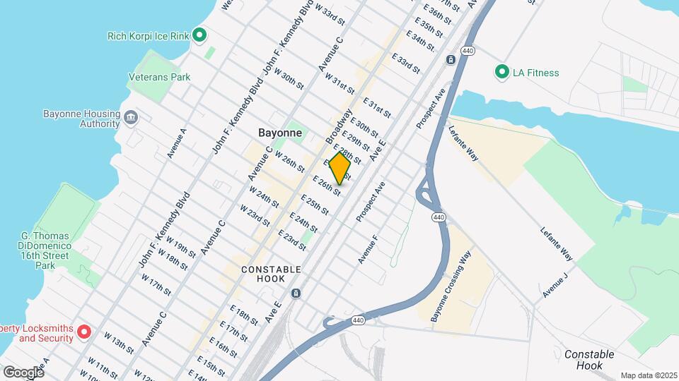 45 E 26th St Map and Location Details