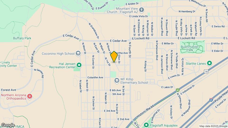 2703 N Rose St Map and Location Details