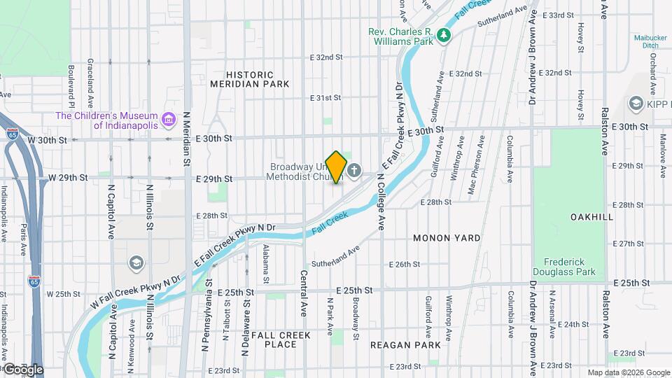2824 N Park Ave Mapa y Detalles de la Ubicación