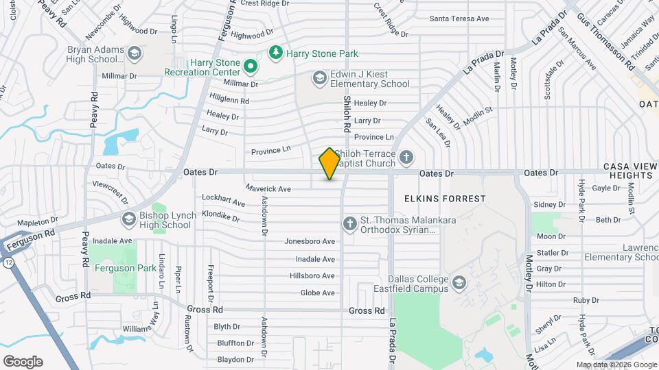 2629 Maverick Ave Map and Location Details