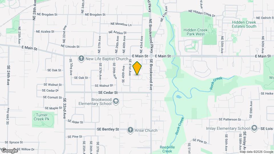 4195 SE Oak St Map and Location Details