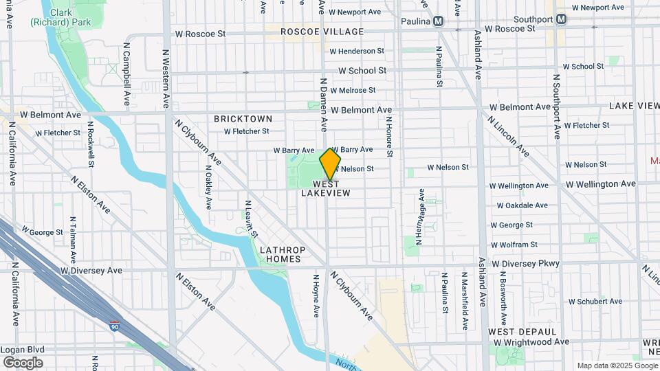 3001 N Damen Ave Map and Location Details