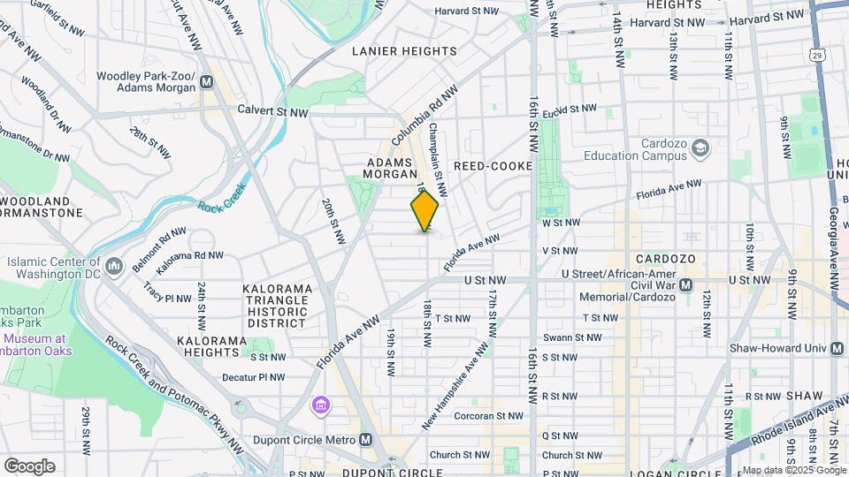 2122 18th St NW Map and Location Details