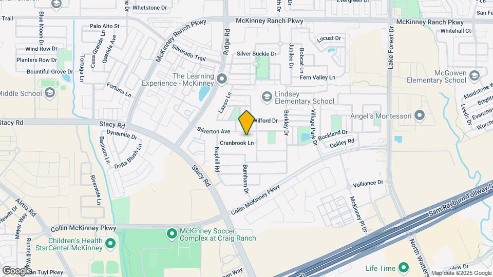 5816 Cranbrook Ln Map and Location Details