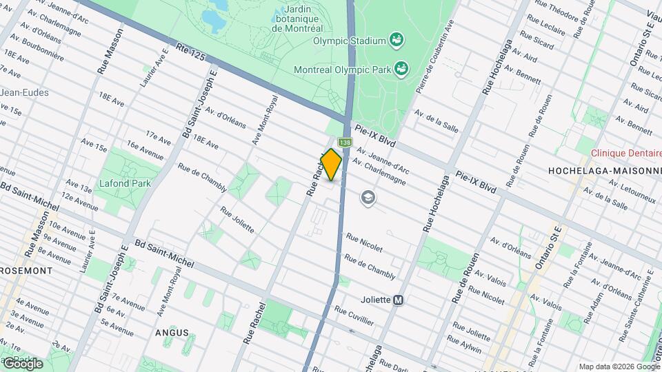 3408-3414 Bourbonnière Map and Location Details