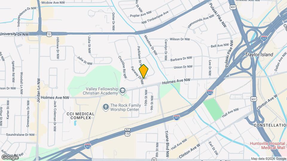 800 Linwood Dr NW Map and Location Details