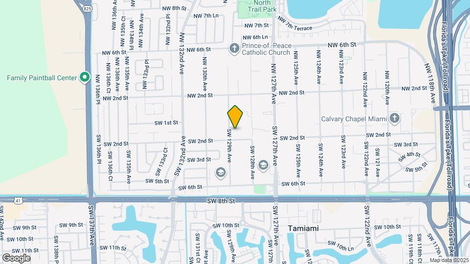 161 SW 129th Ave Map and Location Details