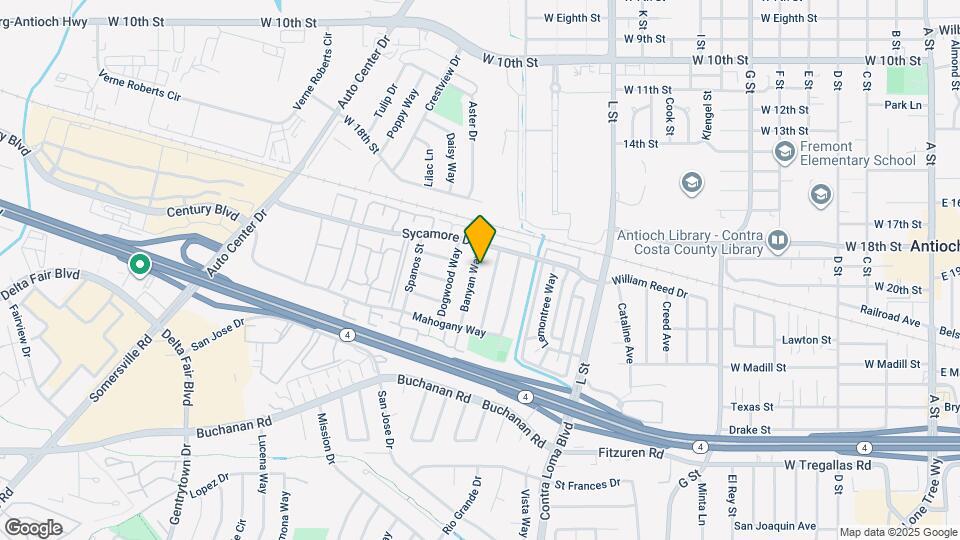 2125 Banyan Way Map and Location Details