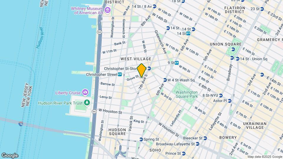 300-302 Bleecker St Map and Location Details