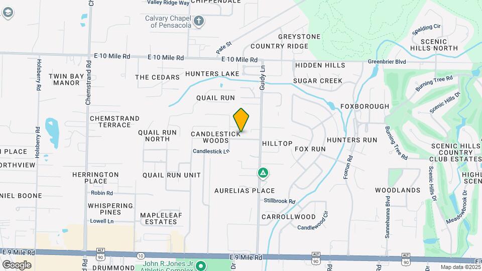 940 Candlestick Dr Map and Location Details