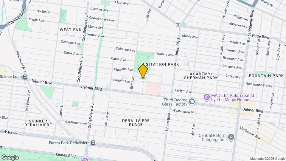 5441 Enright Ave Mapa y Detalles de la Ubicación