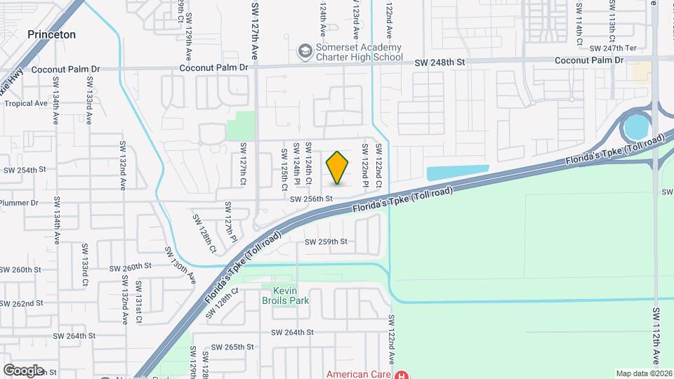 12344 SW 255th Terrace Map and Location Details