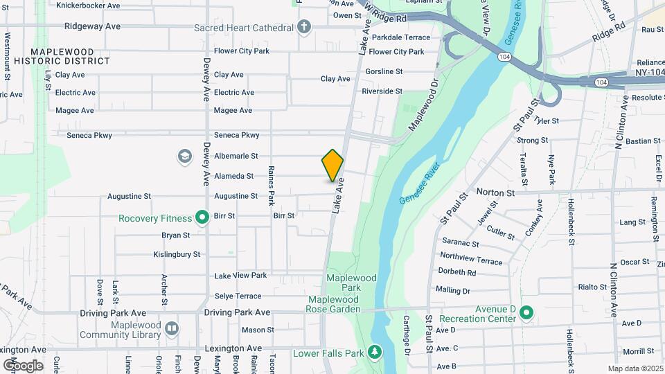 1115 Lake Ave Map and Location Details