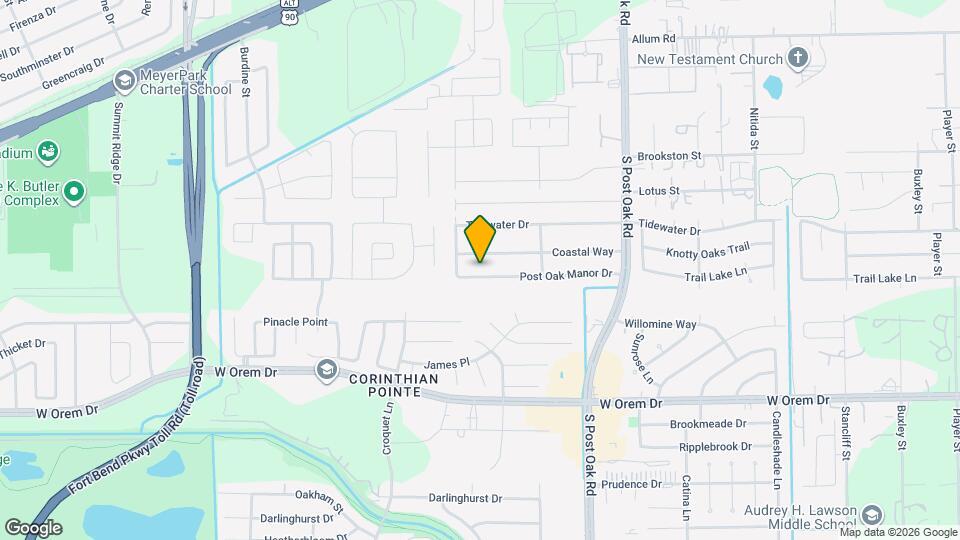 5810 Post Oak Manor Dr Map and Location Details