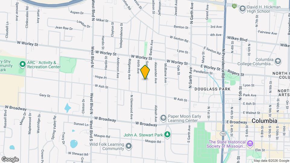 303 Sanford Ave Map and Location Details