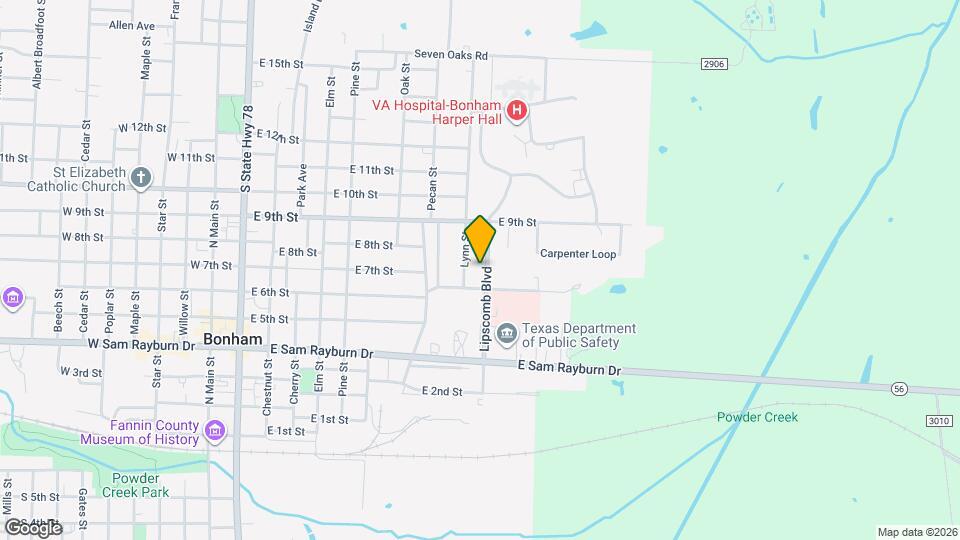 605 Lipscomb St Mapa y Detalles de la Ubicación