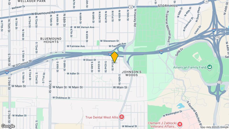 226 S 61st St Map and Location Details