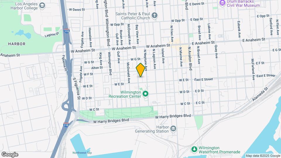 512 Bay View Ave Mapa y Detalles de la Ubicación