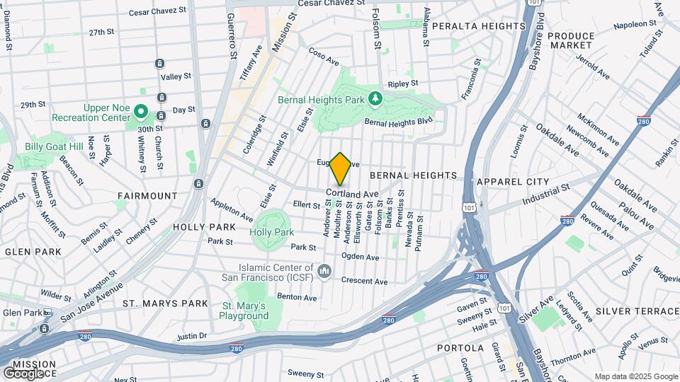 395 Moultrie St Map and Location Details
