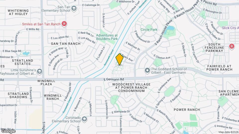 3823 E Trigger Way Map and Location Details