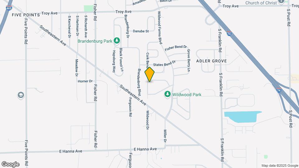 3531 Cork Bend Dr Map and Location Details